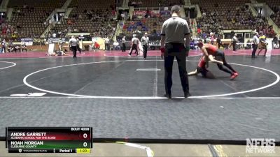 1A-4A 150 Champ. Round 1 - Noah Morgan, Cleburne County vs Andre Garrett, Alabama School For The Blind