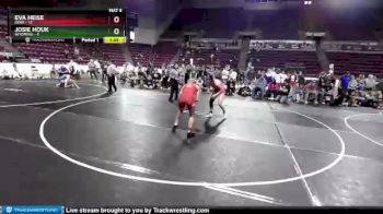 W-130 lbs 2nd Wrestleback (16 Team) - Josie Houk, Wyoming vs Eva Heise, Iowa