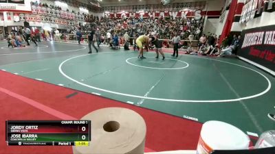 285 lbs Champ. Round 1 - Jordy Ortiz, Sierra Vista vs Jose Ibarra, Coachella Valley