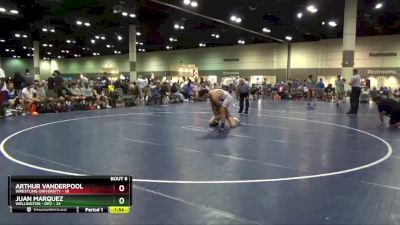 152 lbs Round 2 (10 Team) - Arthur Vanderpool, Wrestling University vs Juan Marquez, Wellington - Dev