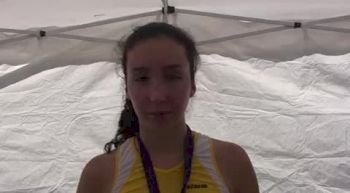 Eleanor Ferguson, St. Francis HS, 1st place - F/S-JV Girls at the 2010 Ed Sias Invitational
