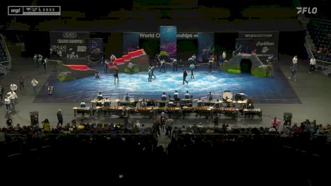 Burleson Centennial HS "Burleson TX" at 2023 WGI Percussion/Winds World Championships