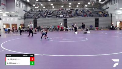 46-50 lbs Semifinal - Vincent Obregon, Bulldog Premier Wrestling vs Landon Childers, Delta Wrestling Club Inc.