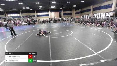 70 lbs Rr Rnd 1 - Cael Danielson, Untouchables vs Bryken Causey, Shootbox