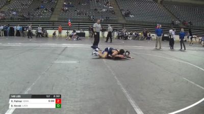 149 lbs Consi of 16 #2 - Riley Palmer, Iowa Central vs Bartley Novak, Lackawanna