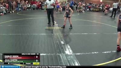 58 lbs Cons. Round 1 - Marley Dixon, REAKT - Team Renzo Gracie vs Julia Martin, BEASTWORKS WRESTLING CLUB