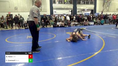 133 lbs R-32 - Brady Hand, Christiansburg-VA vs Chase Quenault, Delbarton-NJ