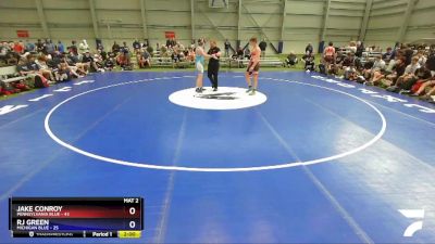 195 lbs Round 2 - Jake Conroy, Pennsylvania Blue vs RJ Green, Michigan Blue