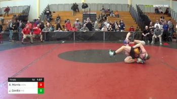 154 lbs Final - Austin Morris, Keene vs Joshua Cordio, Fitchburg