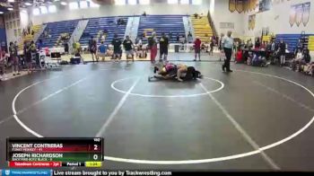 160 lbs Round 4 (8 Team) - Vincent Contreras, Funky Monkey vs Joseph Richardson, Backyard Boyz Black