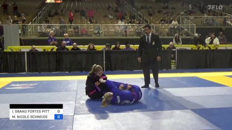 ISABELLA SBANO FORTES PITTA vs MANDY NICOLE SCHNEIDER 2024 Pan Jiu Jitsu IBJJF Championship