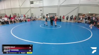 132 lbs Quarters & 1st Wb (16 Team) - Cooper Nally, Missouri vs Bradley Goodwin, Virginia