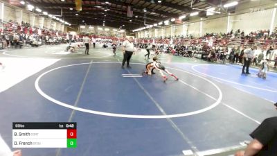 69 lbs Consi Of 4 - Bryant Smith, Cortez WC vs Daxx French, Stout Wr Ac