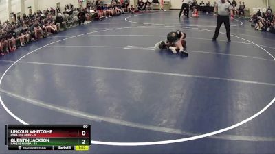 90 lbs Round 2 (6 Team) - Quentin Jackson, Kansas Mamba vs Lincoln Whitcome, Iowa USA Grey