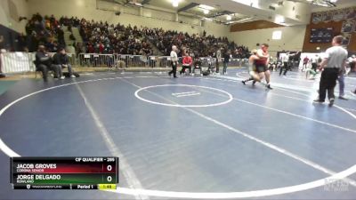 285 lbs Semifinal - Jorge Delgado, Rowland vs Jacob Groves, Corona Senior