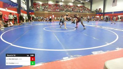 165 lbs Round Of 16 - Joshua Henderson, Jenks High School vs Brody Ensten, Sand Springs