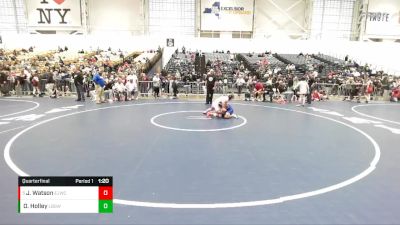 120 lbs Quarterfinal - Jackson Watson, Elmira Junior Wrestling Club vs Omar Holley, Long Beach Gladiators Wrestling