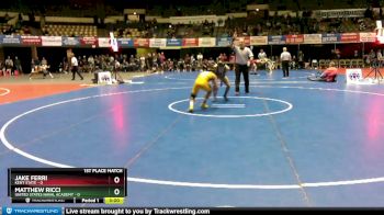 125 lbs Finals (2 Team) - Jake Ferri, Kent State vs Matthew Ricci, United States Naval Academy
