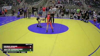 59 lbs Semifinal - George Howard, Salem Elite Mat Club vs Waylon Manderscheid, Legacy Elite Wrestling Club