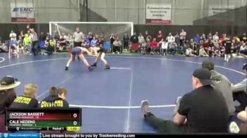 100 lbs Quarterfinals (8 Team) - Cale Nedens, Montana Maroon vs Jackson Bassett, Missouri Avengers