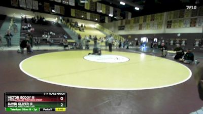 149 lbs 7th Place Match - Victor Godoy Iii, Imperial Valley Panthers Wrest vs David Oliver Iii, Hawkeye Wrestling Club