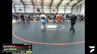 285 lbs Cons. Round 3 - Elias Rojas Jr, WA vs Aedan Reinhart, WA