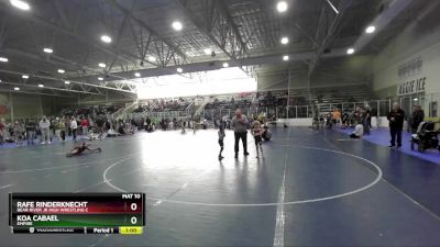 46 lbs Cons. Round 3 - Rafe Rinderknecht, Bear River Jr High Wrestling C vs Koa Cabael, Empire