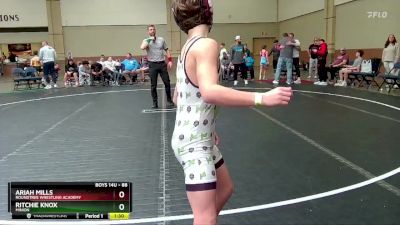 88 lbs Round 1 - Ariah Mills, Roundtree Wrestling Academy vs Ritchie Knox, Minion