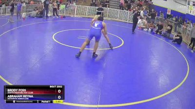 150 lbs 1st Place Match - Brody Foss, SOUTH MEDFORD MAT CLUB vs Abraham Reyna, HotShots Wrestling