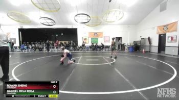 106 lbs Champ. Round 1 - Gabriel Dela Rosa, Monterey vs Rowan Sheng, Carlmont