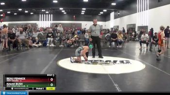 90 lbs Round 2 (8 Team) - Beau Fennick, West Virginia vs Isaiah Bush, Zeus Wrestling Club