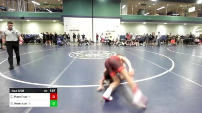 150 lbs Consi Of 32 #2 - Cody Hamilton, PA vs Gus Amerson, OR