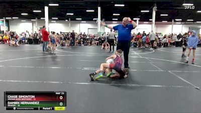 68 lbs Round 6 (8 Team) - Chase Simonton, Savage Barn Brothers vs Damien Hernandez, Kraken