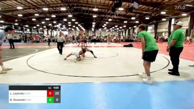 132 lbs Rr Rnd 2 - Lucas Lapinski, Shore Thing Wave vs Branden Rozanski, Pursuit Wrestling Academy HS2