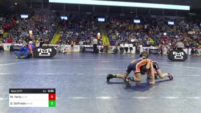 55 lbs Consy 1 - Micah Yerty, Altoona vs Dominick Goffredo, Bangor