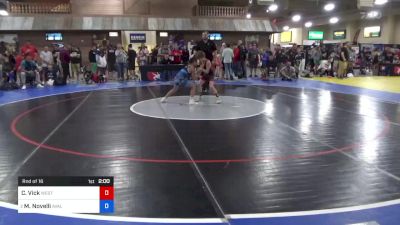 35 kg Rnd Of 16 - Cody Vick, Western Colorado Wrestling Club vs Manny Novelli, Avalanche Wrestling Association