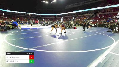 125 lbs Round Of 16 - Kameelah Hameed, James Logan vs Christina Osorio, Downey