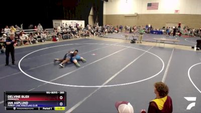 285 lbs 5th Place Match - Delvine Blidi, Minnesota vs Ian Asplund, Forest Lake Wrestling Club