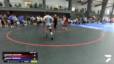 113 lbs Cons. Round 5 - Jackson Mostrom, WA vs Jordan Medrano, CA