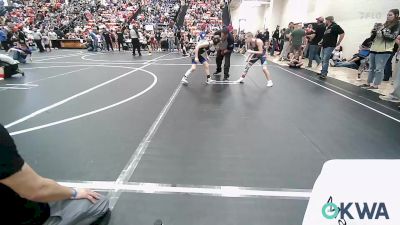 80 lbs Consi Of 8 #1 - Braxton Russell, Salina Wrestling Club vs Kyus Eulitt, Miami Takedown Club