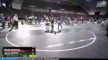 117 lbs Round 5 (10 Team) - Kellen Cousineau, Black Fox Wrestling Academy vs Taisyn Johnson, Team Utah