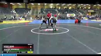 106 lbs Round 3 (4 Team) - Hunter Hendricks, 3A Rainier vs Wyatt Bond, 3A Warrenton