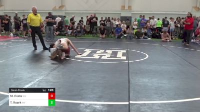 139-E lbs Semifinal - Mars Coste, WV vs Tyler Roark, WV