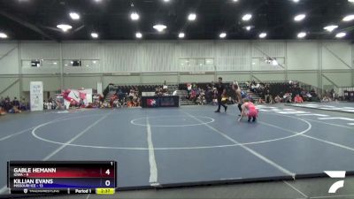 106 lbs Semis & 3rd Wb (16 Team) - Gable Hemann, Iowa vs Killian Evans, Missouri Ice