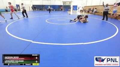 152 lbs Round 1 - Jackson Ricks, Sanderson Wrestling Academy vs Leonardo Salzano, Gold Rush Wrestling