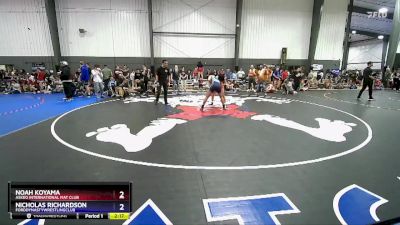 144 lbs Semifinal - Noah Koyama, Askeo International Mat Club vs Nicholas Richardson, FordDynastyWrestlingClub