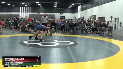 105 lbs Placement Matches (8 Team) - Anthony Zuranski, Outlaws Xtreme vs Hughie Carpenter, Burnett Trained (OH)