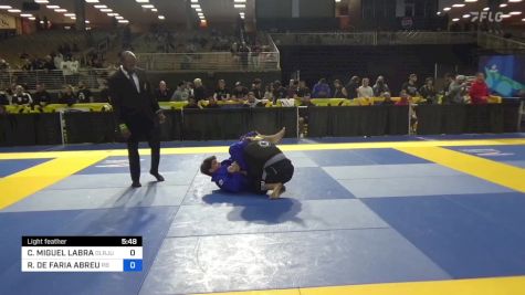 CRISTHIAN MIGUEL LABRA vs RAPHAEL DE FARIA ABREU 2024 Pan Jiu Jitsu IBJJF Championship
