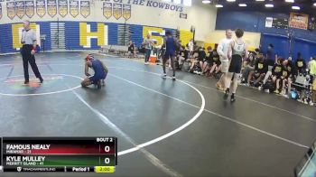 132 lbs Quarterfinals (8 Team) - Kyle Mulley, Merritt Island vs Famous Nealy, Miramar