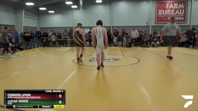 165 lbs Cons. Round 2 - Connor Lewis, Smith Mountain Lake Wrestling vs Lucas Vance, GWC